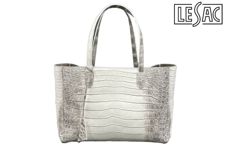 レザック バッグ クロコ トートバッグ ナチュラル 国産(日本製)