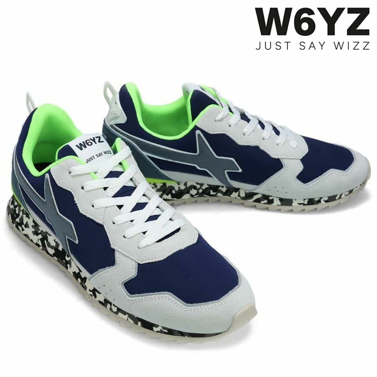 ウィズ メンズ スニーカー ジェットエム ホワイトネイビー W6YZ 