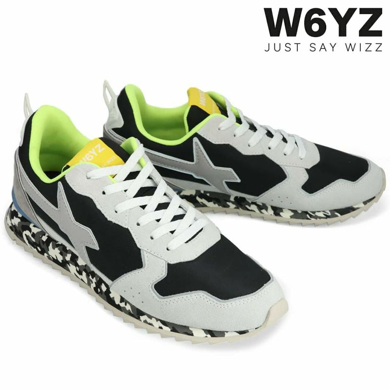 ウィズ メンズ スニーカー ジェットエム ホワイトブラック W6YZ 