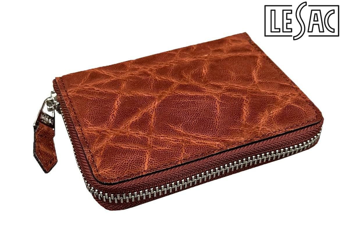レザック 財布 エレファントミドルウォレット レッド 国産(日本製) LE