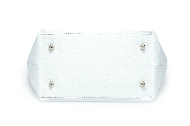 アルベルトボニー バッグ ミニトートバッグ イタリア製 ホワイト5