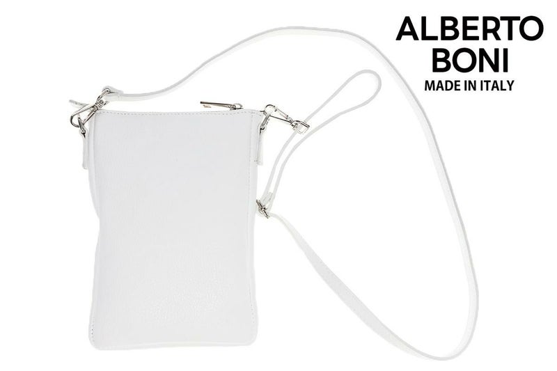 アルベルトボニー バッグ サコッシュイタリア製 ホワイト