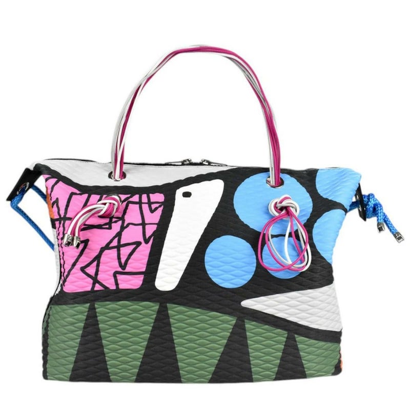 レーク バッグ クイーンレーク ドロップ カーキミックス イタリア製 L4K3 2