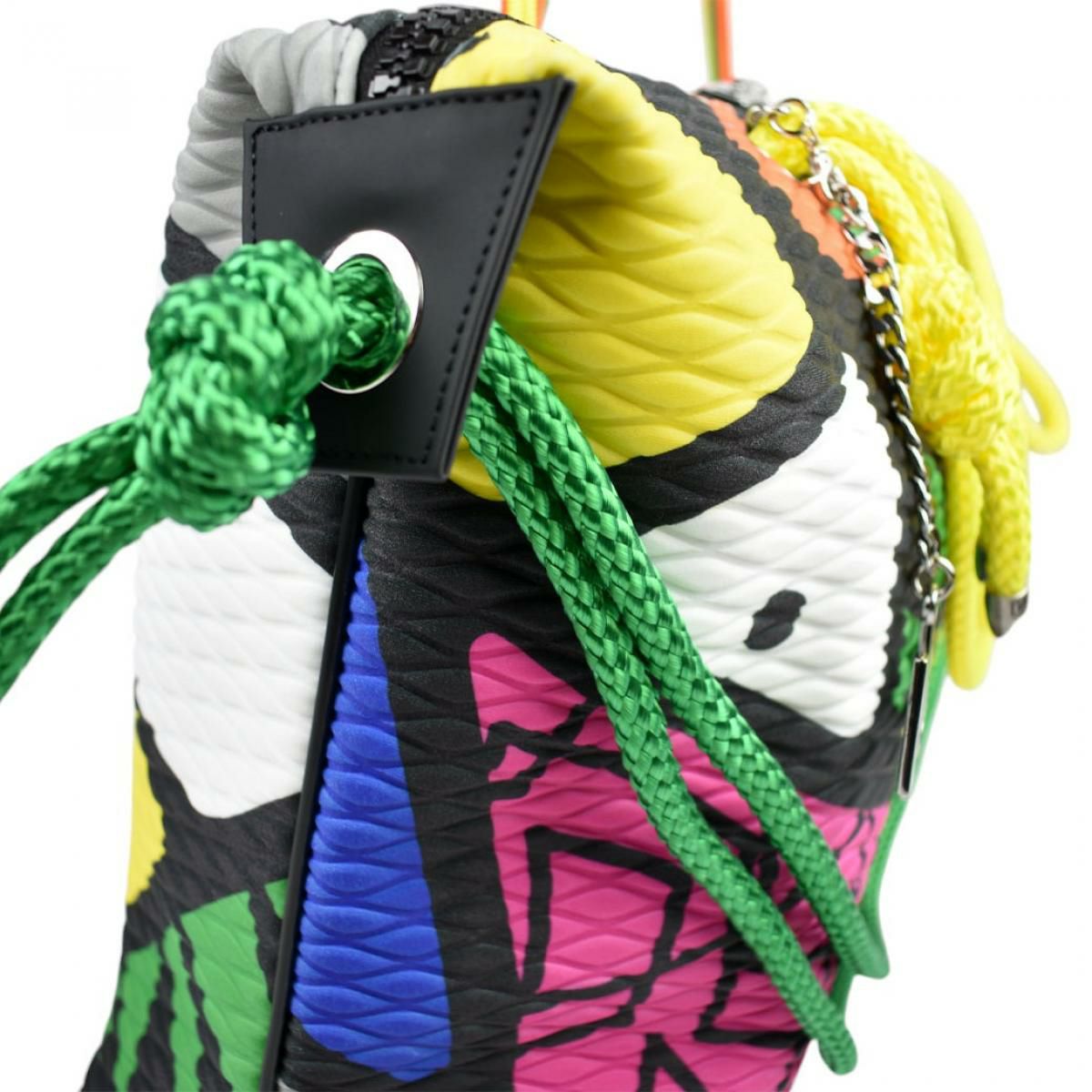 レークバッグ クイーンレーク ドロップ イエローミックス イタリア製 L4K3　8