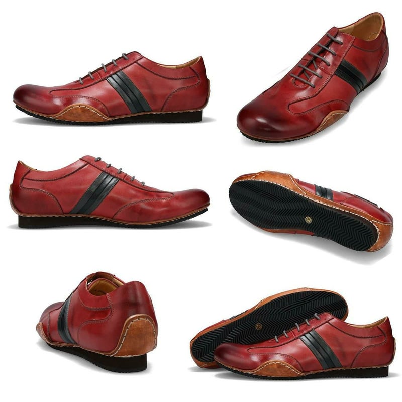 スリージェネレーションズ メンズ スニーカー three generations 0410 レッド　3