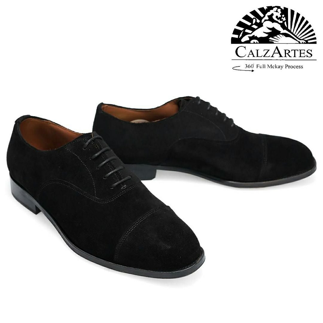 カルサーテス メンズ ドレスシューズ 内羽根ストレートチップ CALZARTES cz-705　ブラック 