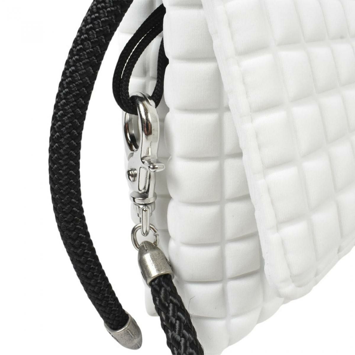 レーク バッグ ブリスティーナクキ スクエアホワイト イタリア製 8