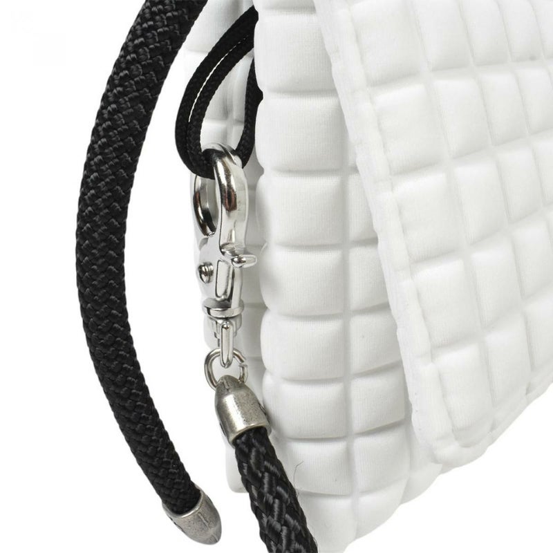 レーク バッグ ブリスティーナクキ スクエアホワイト イタリア製 8