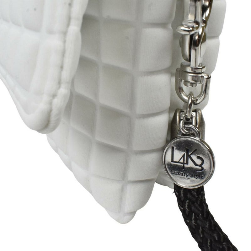 レーク バッグ ブリスティーナクキ スクエアホワイト イタリア製 9