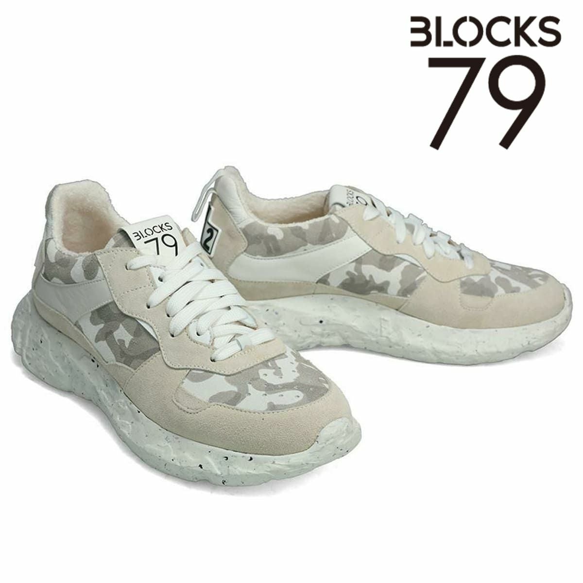 ブロックス79 / BLOCKS79 メンズ スニーカー cobi-j004camogy ブロックス79 コビ カモフラージュグレー