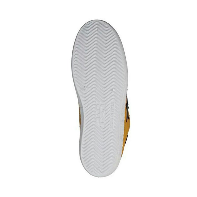 ツースター メンズ スニーカー レザースニーカー イエロー ブラック イタリア製 2STAR 2s201v