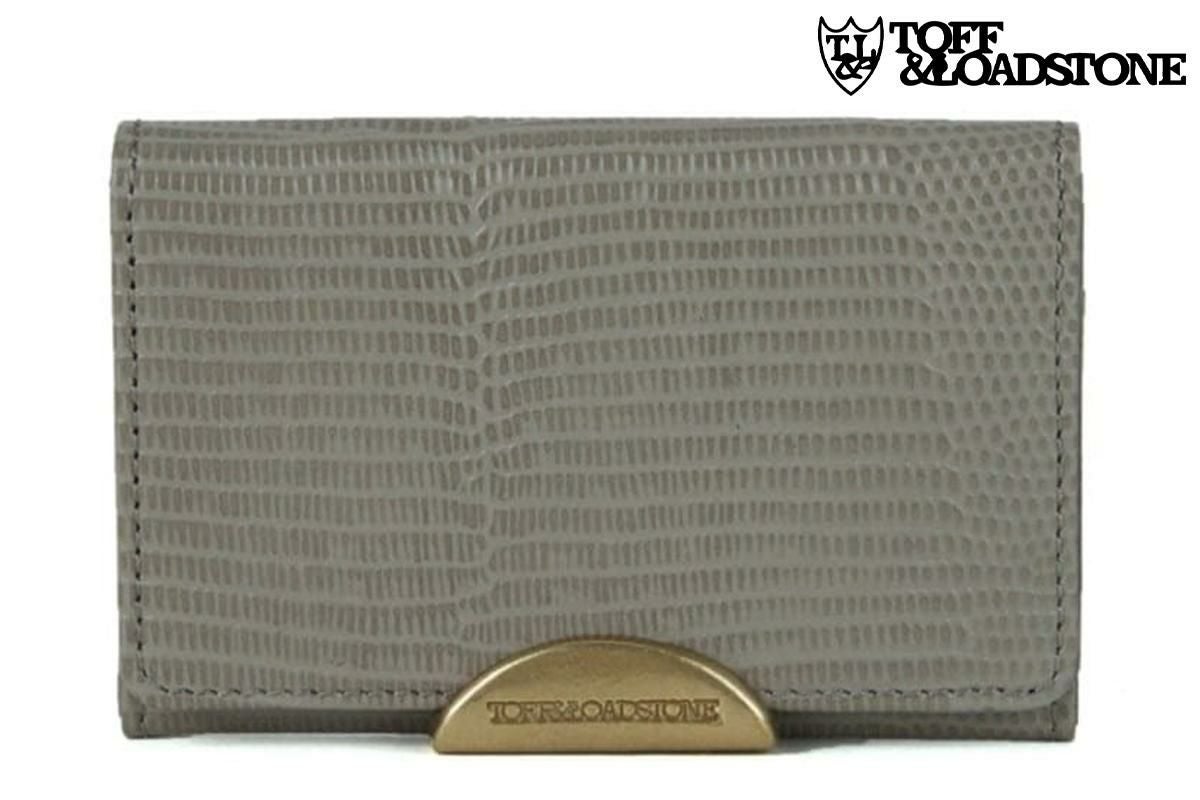 トフ＆ロードストーン 名刺入れ ビジネスカードケース 国産(日本製) グレージュ　