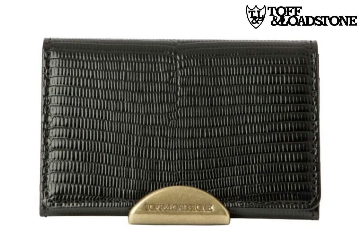トフ＆ロードストーン 名刺入れ ビジネスカードケース 国産(日本製) ブラック　