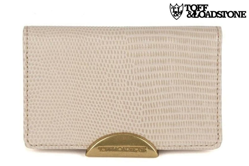 トフ＆ロードストーン 名刺入れ ビジネスカードケース 国産(日本製) エクリュ　