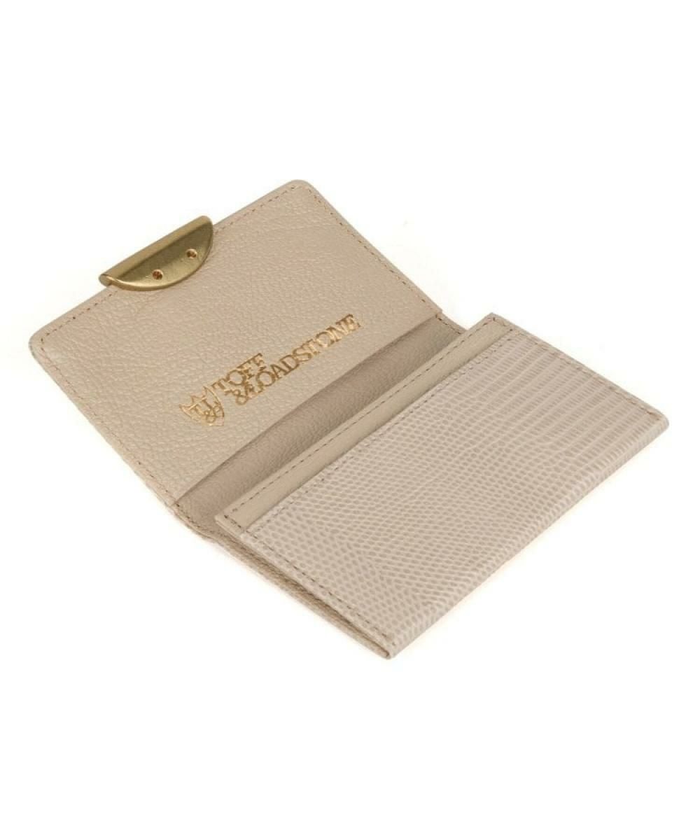 トフ＆ロードストーン 名刺入れ ビジネスカードケース 国産(日本製) エクリュ　3