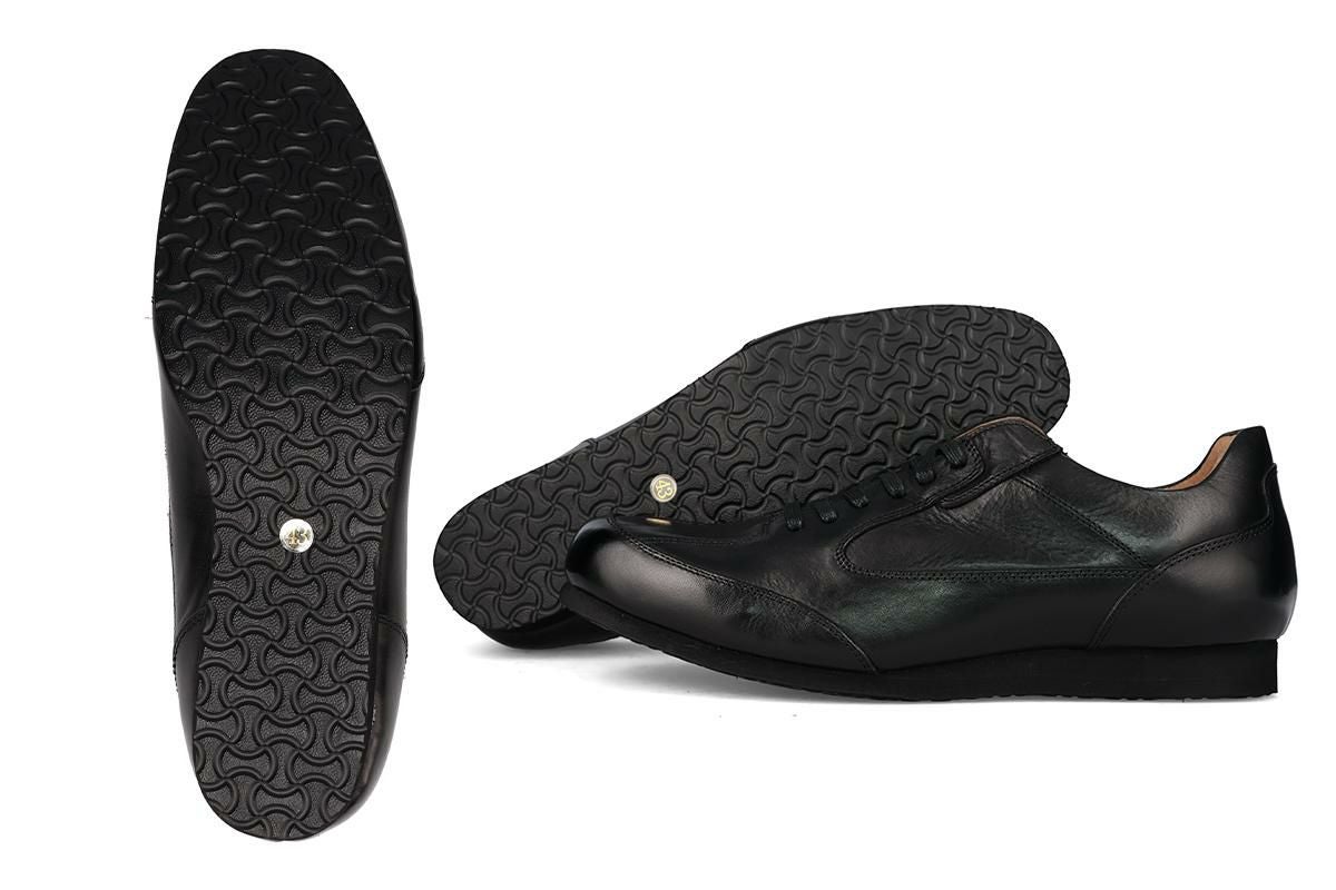 ラウディ メンズ カジュアルシューズ スニーカー ブラック 