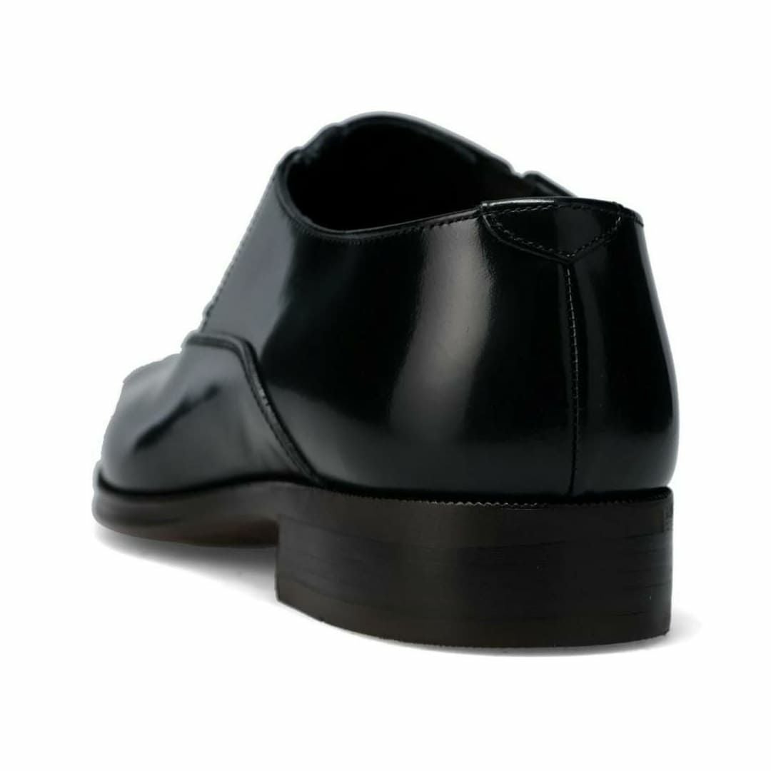 クインクラシコオリジナル 国産ビジネスシューズ サイドレース スリッポン 36002 bk 9