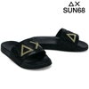 サンシックスティーエイト レディース スリッパロゴストラス SUN68 