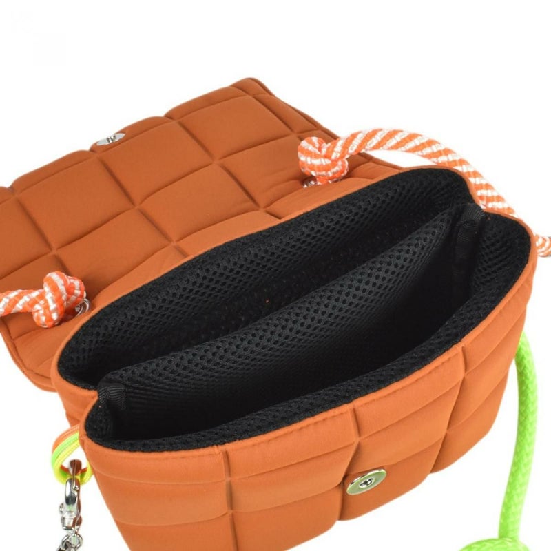  [レーク L4K3] バッグ ブリスティーナクキ ビッグスクエア フォックス イタリア製 