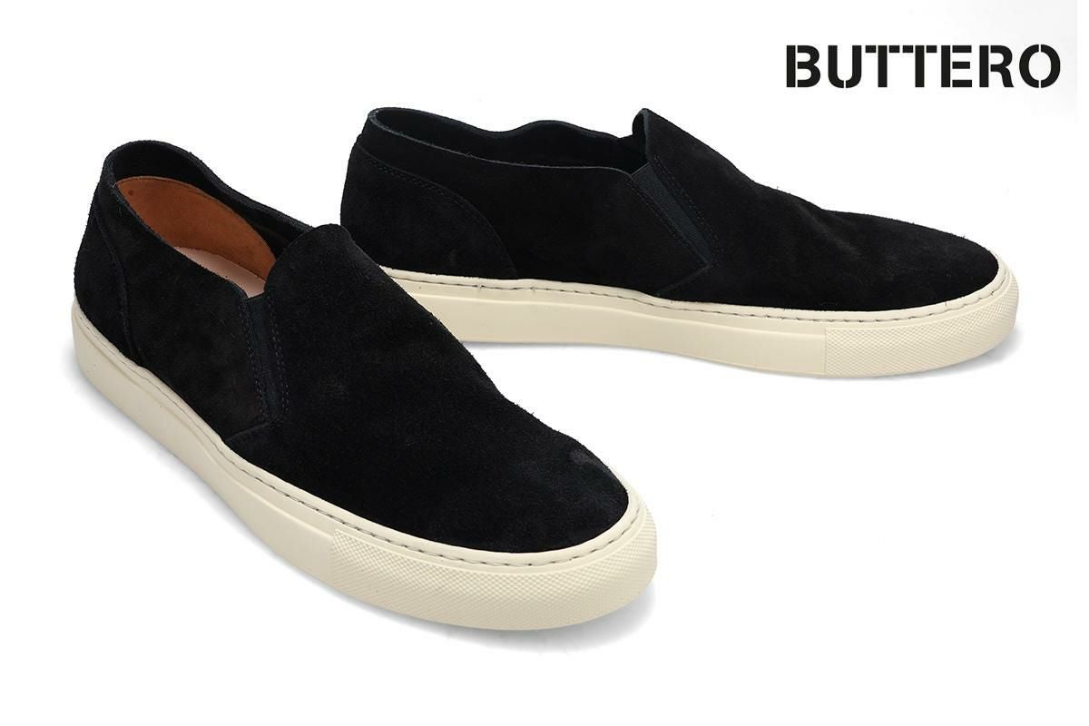 ブッテロ / BUTTERO メンズ カジュアルシューズ b11601 タニーノ ブラック イタリア製1