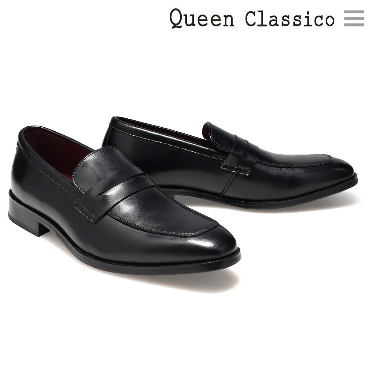 クインクラシコ メンズ ドレスシューズ ローファー QueenClassico 3193
