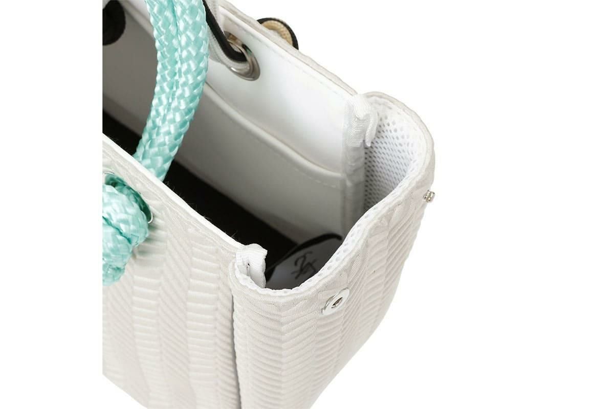 バッグ クリートトートミニ ツイル マカダミア イタリア製 