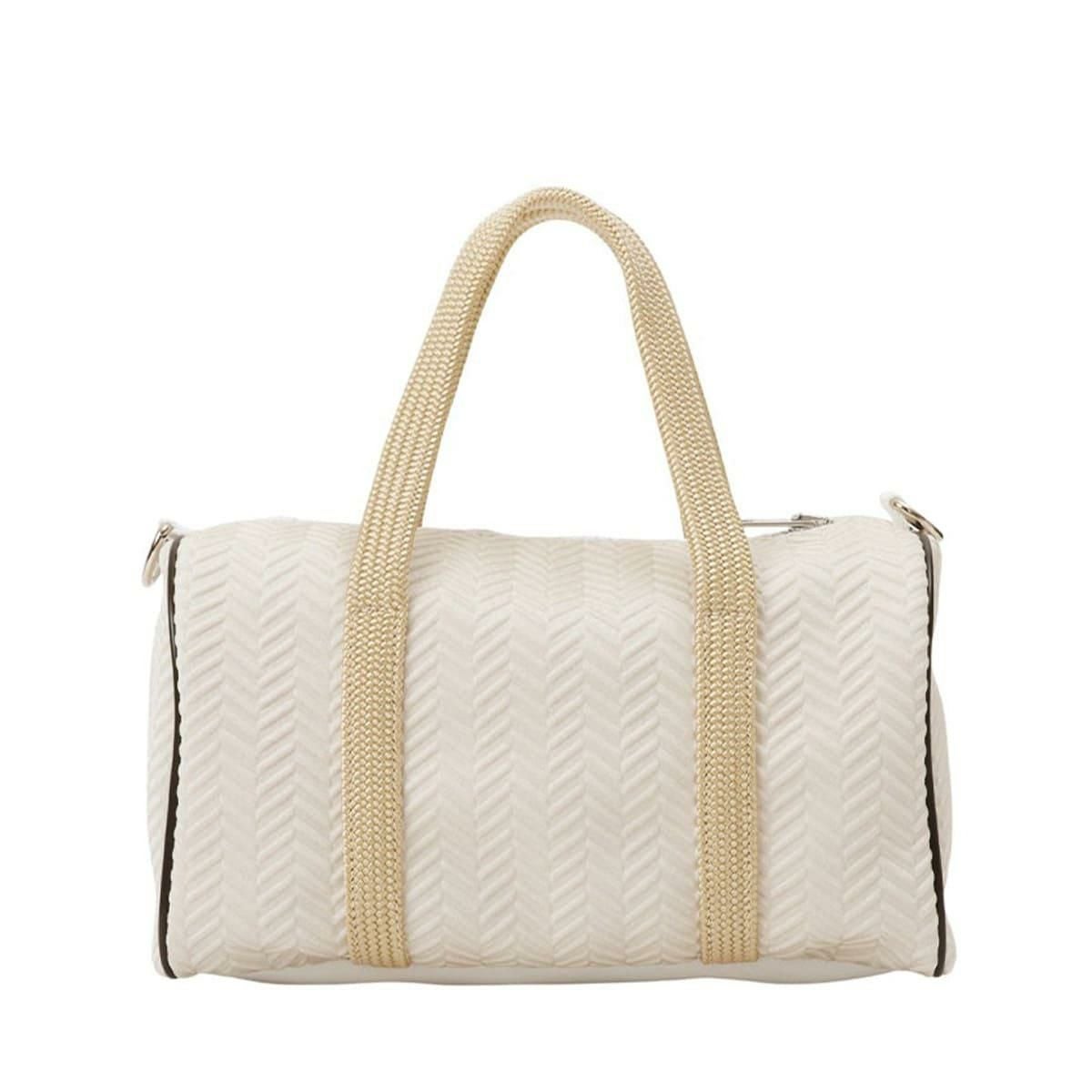  [レーク L4K3] バッグ ボストンミクロ マカダミア イタリア製 boc-1177