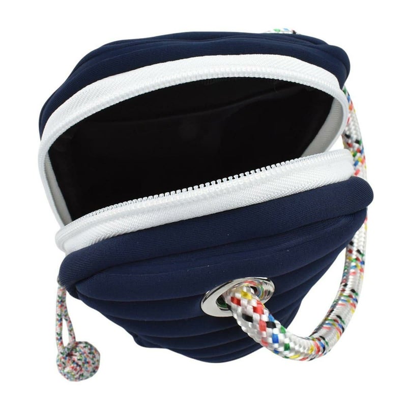  [レーク L4K3] バッグ レオポーチ アブソリュートブルー イタリア製 leo-1178