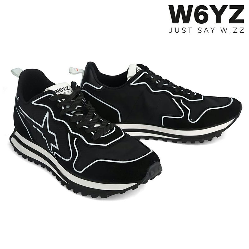 ウィズ メンズ スニーカー フレッシュ ブラック W6YZ frm250-0a01g