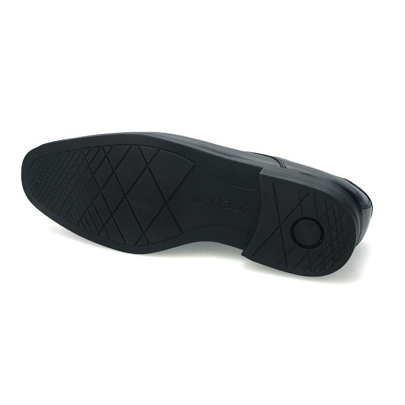  エコー メンズ ドレスシューズ メルボルン 防水 外羽根プレーントゥ ブラック