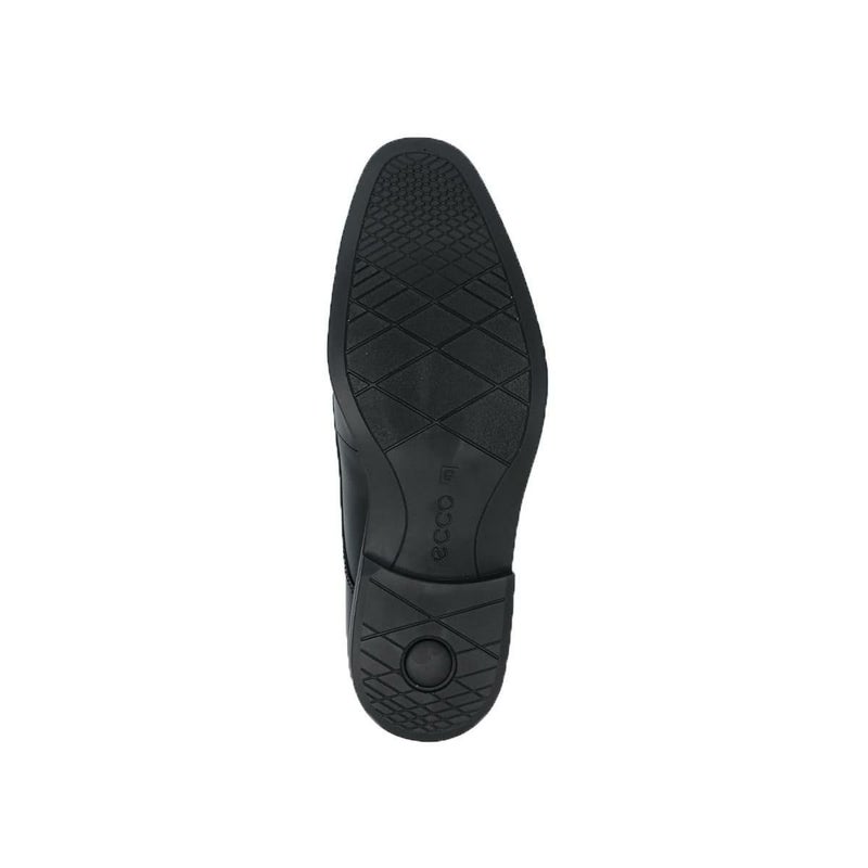  エコー メンズ ドレスシューズ メルボルン 防水 外羽根プレーントゥ ブラック