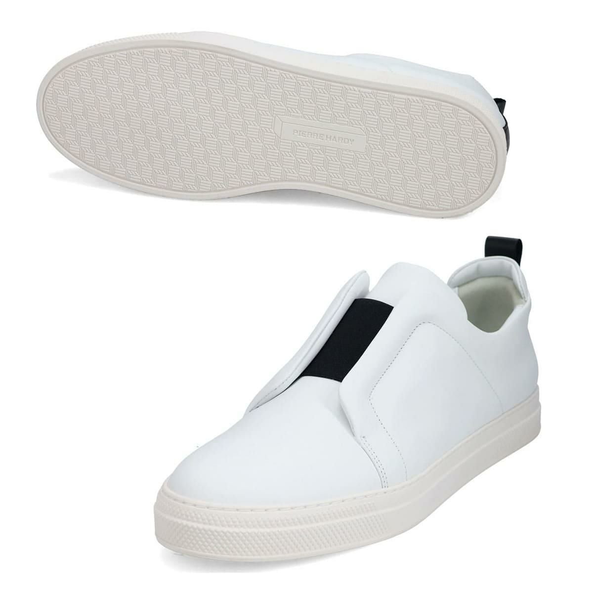ピエール アルディ メンズ スニーカー スライダー ホワイト/ブラック PIERRE HARDY