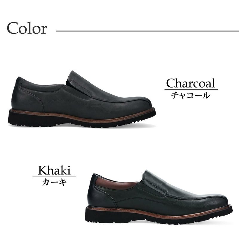 ハッシュパピー メンズ カジュアルシューズ スリッポン ブラック ブラウン チャコール カーキ Hush Puppies m-7121t