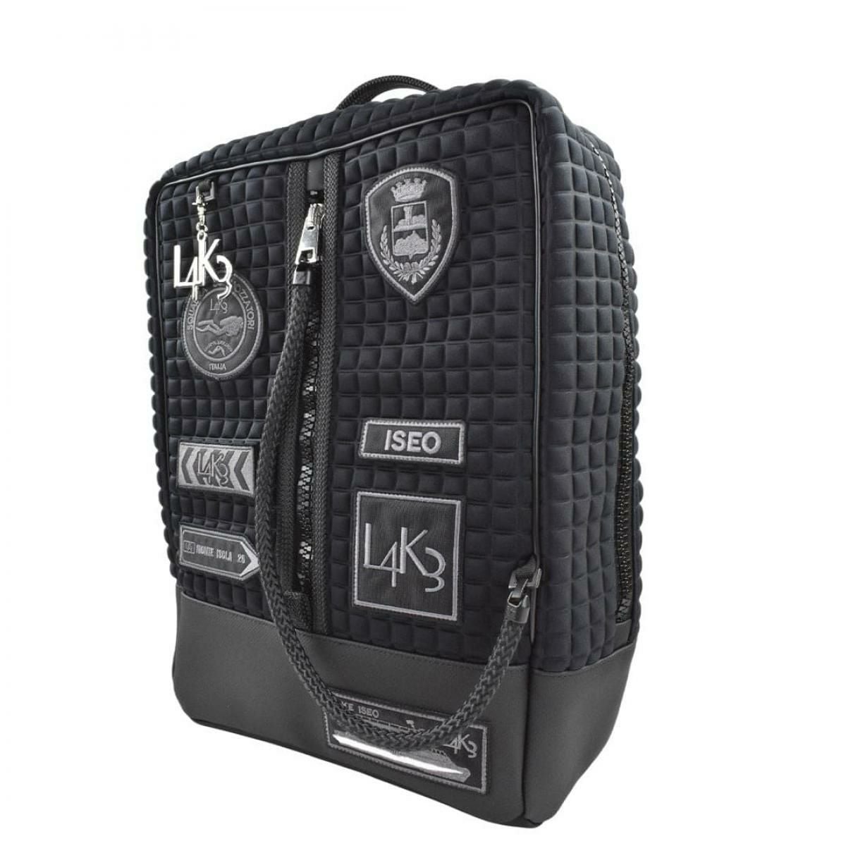  [レーク L4K3] バックパック ブラック イタリア製 bpz-1002pa