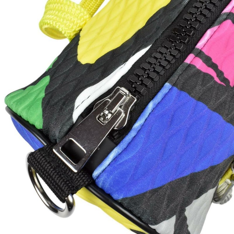  [レーク L4K3] バッグ ボストンミクロ イエローミックス イタリア製 boc-1117ah