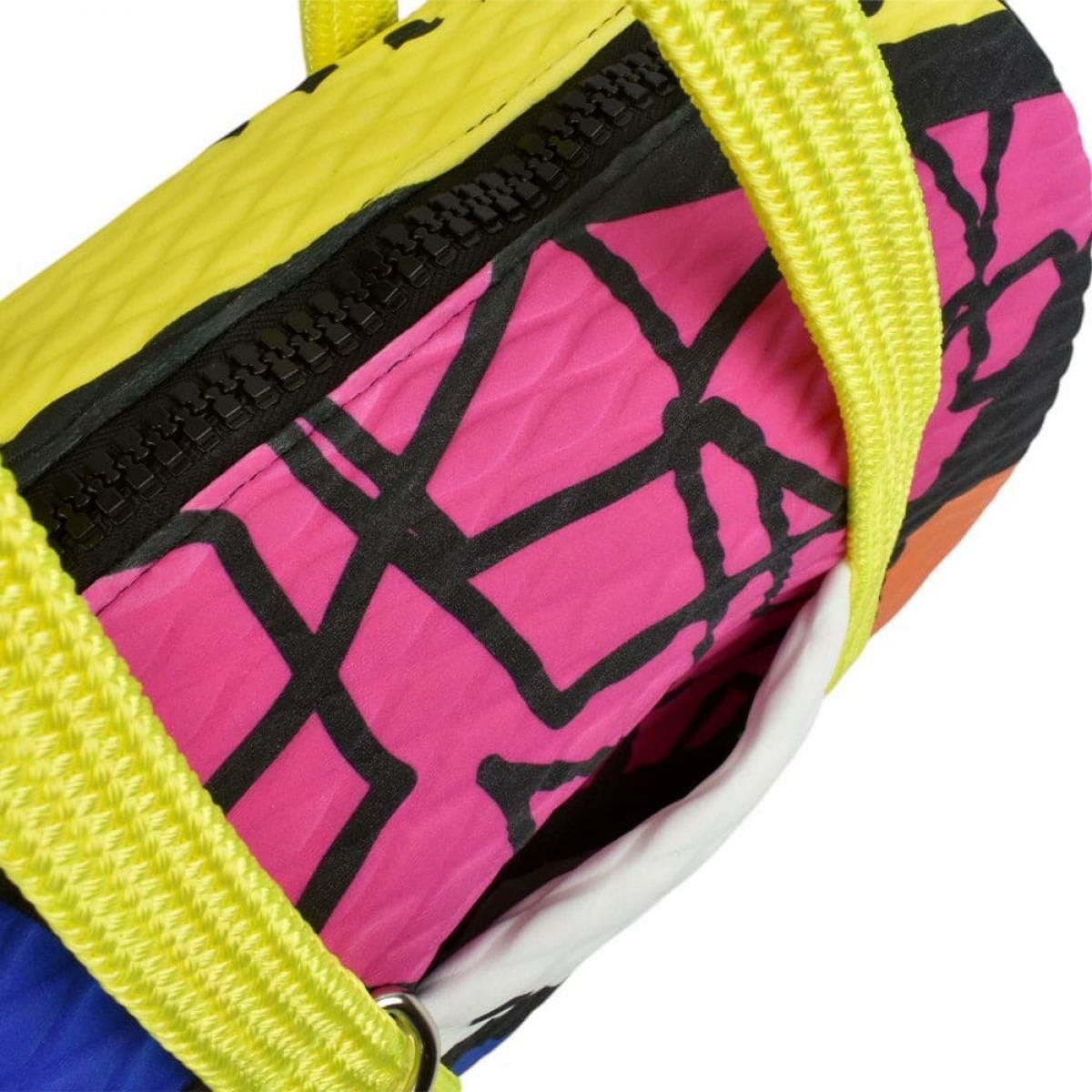  [レーク L4K3] バッグ ボストンミクロ イエローミックス イタリア製 boc-1117ah