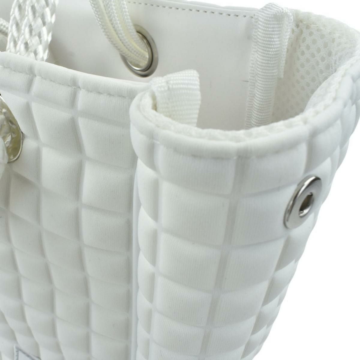  [レーク L4K3] バッグ クリートトートミニ ホワイト イタリア製 tom-1003pa