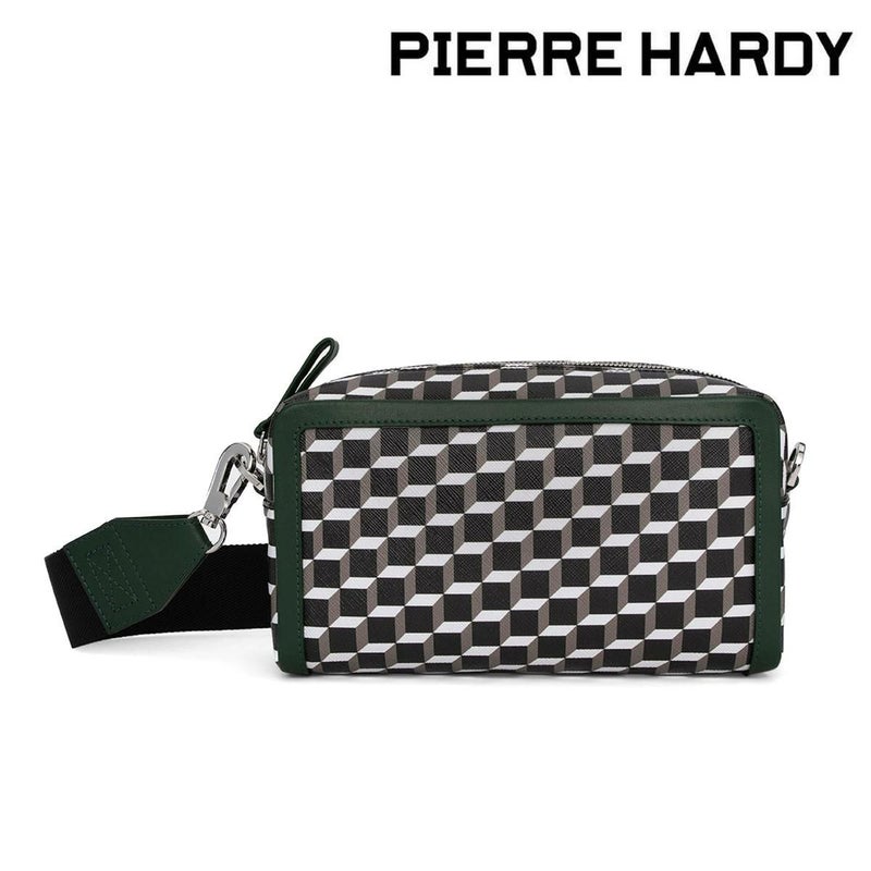 ピエール アルディ カメラバッグマックス ブラック/ホワイト/ダークグリーン ブラック/ホワイト/マルチコ PIERRE HARDY vv08nfa25cvclm