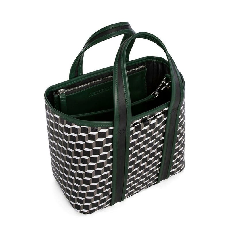 ピエール アルディ ミニアーチトートバッグ ブラック/ホワイト/ダークグリーン PIERRE HARDY pv05zfa25cvcflm