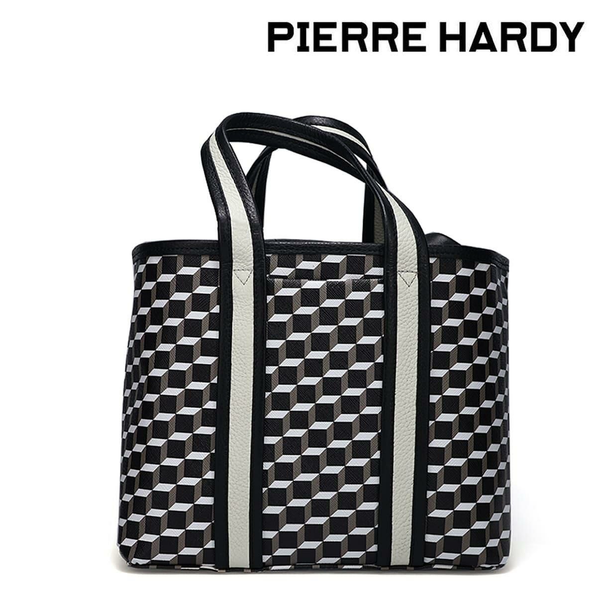  ピエール アルディ ミニアーチトートバッグ ブラック/ホワイト/ブラック PIERRE HARDY ppv05zfa25cvgcf