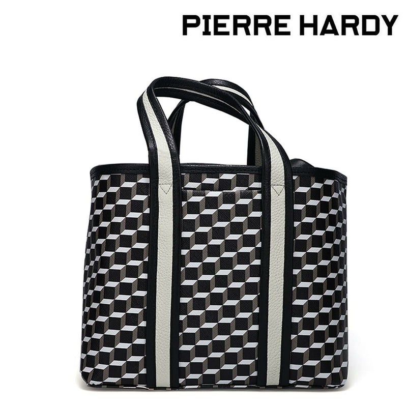  ピエール アルディ ミニアーチトートバッグ ブラック/ホワイト/ブラック PIERRE HARDY ppv05zfa25cvgcf