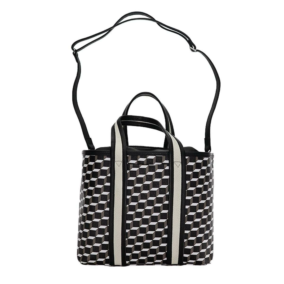  ピエール アルディ ミニアーチトートバッグ ブラック/ホワイト/ブラック PIERRE HARDY ppv05zfa25cvgcf