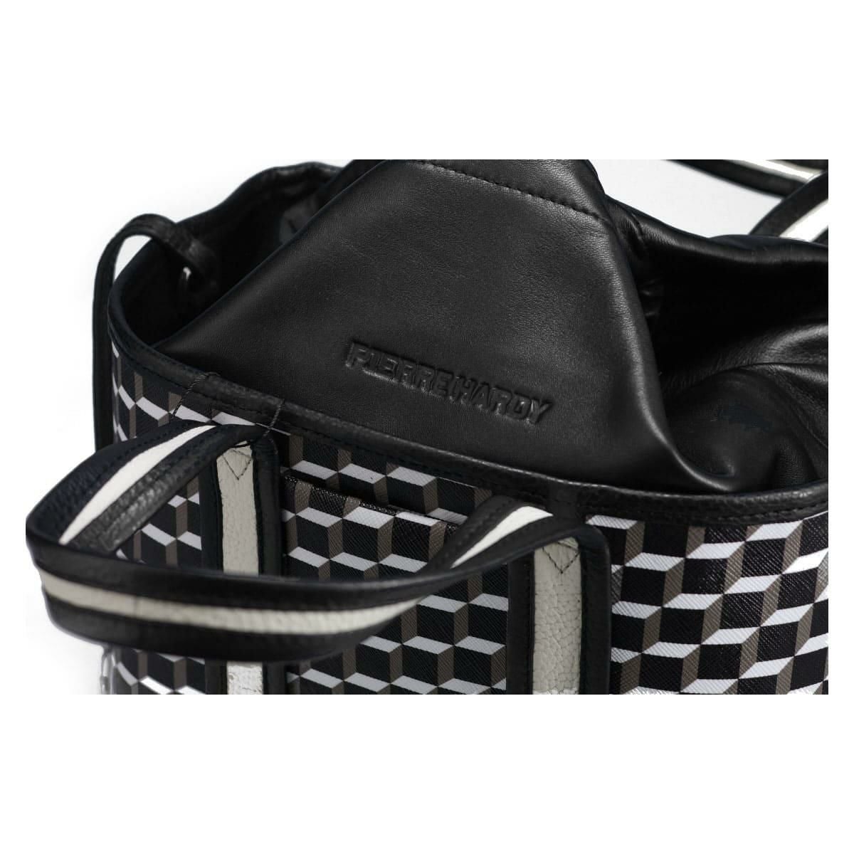  ピエール アルディ ミニアーチトートバッグ ブラック/ホワイト/ブラック PIERRE HARDY ppv05zfa25cvgcf