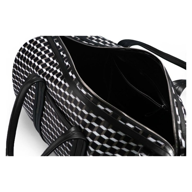 ピエール アルディ キャブトラベルバッグ ブラック/ホワイト/ブラック PIERRE HARDY padv07fa25cvccf