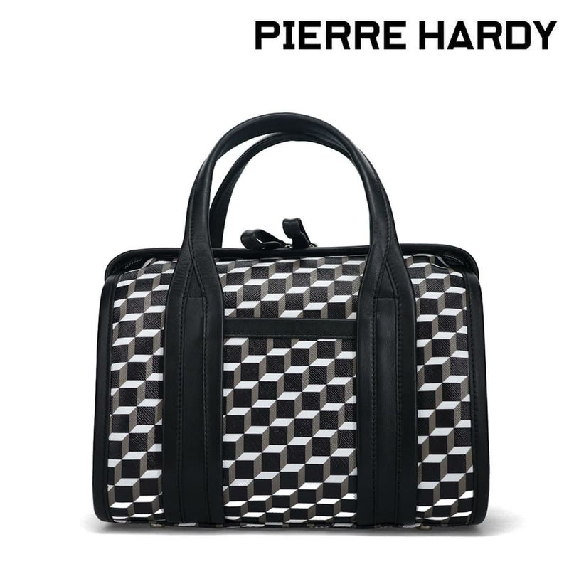 ピエール アルディ ミニキャブバッグ ブラック/ブラック/レッド ブラック/ホワイト/ブラック PIERRE HARDY adv06fa25cvccf