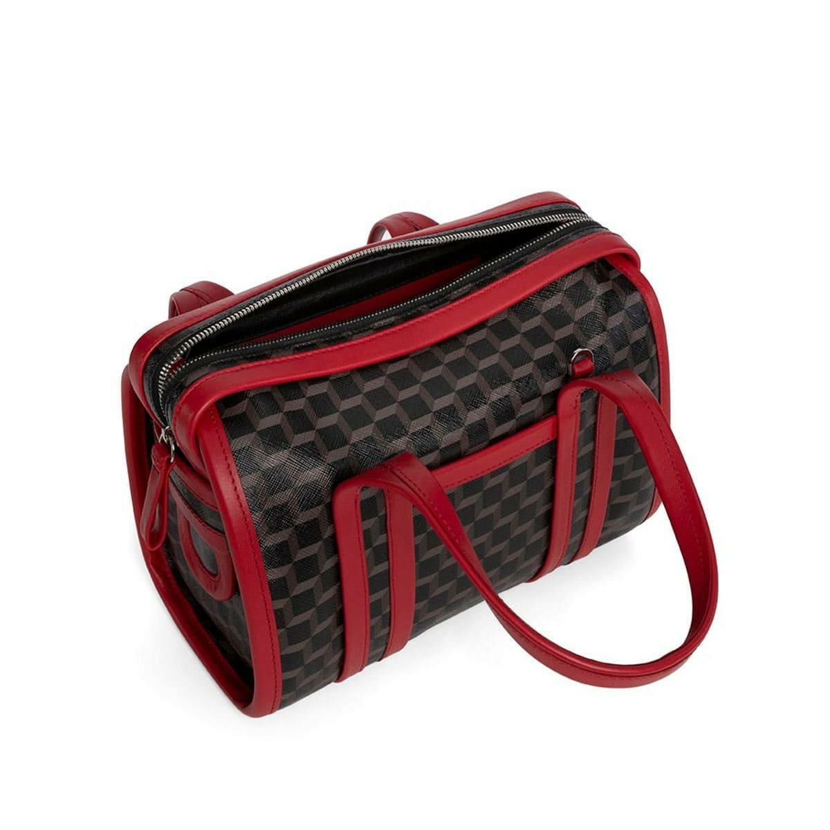 ピエール アルディ ミニキャブバッグ ブラック/ブラック/レッド ブラック/ホワイト/ブラック PIERRE HARDY adv06fa25cvccf