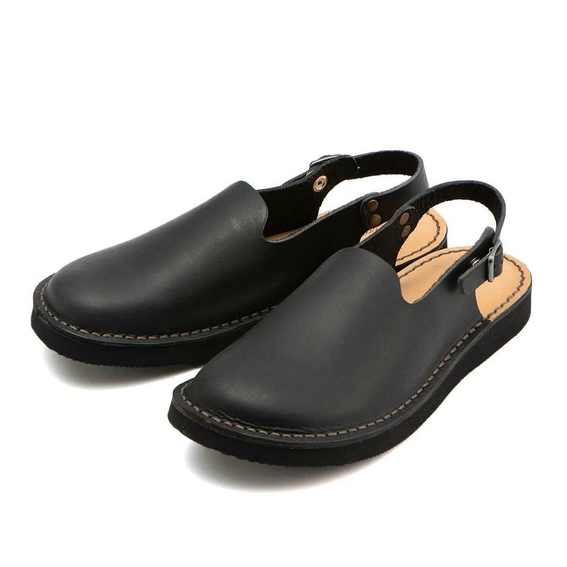 オーガニックハンドルーム メンズ カジュアルシューズ マイセン ブラック 国産(日本製) ORGANIC HANDLOOM oh007009