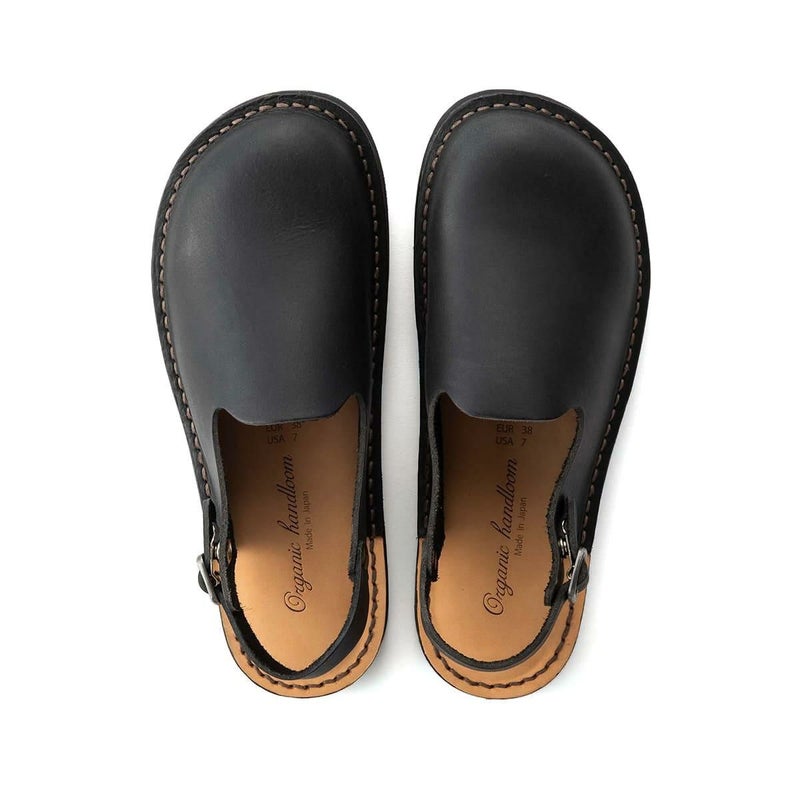 オーガニックハンドルーム メンズ カジュアルシューズ マイセン ブラック 国産(日本製) ORGANIC HANDLOOM oh007009
