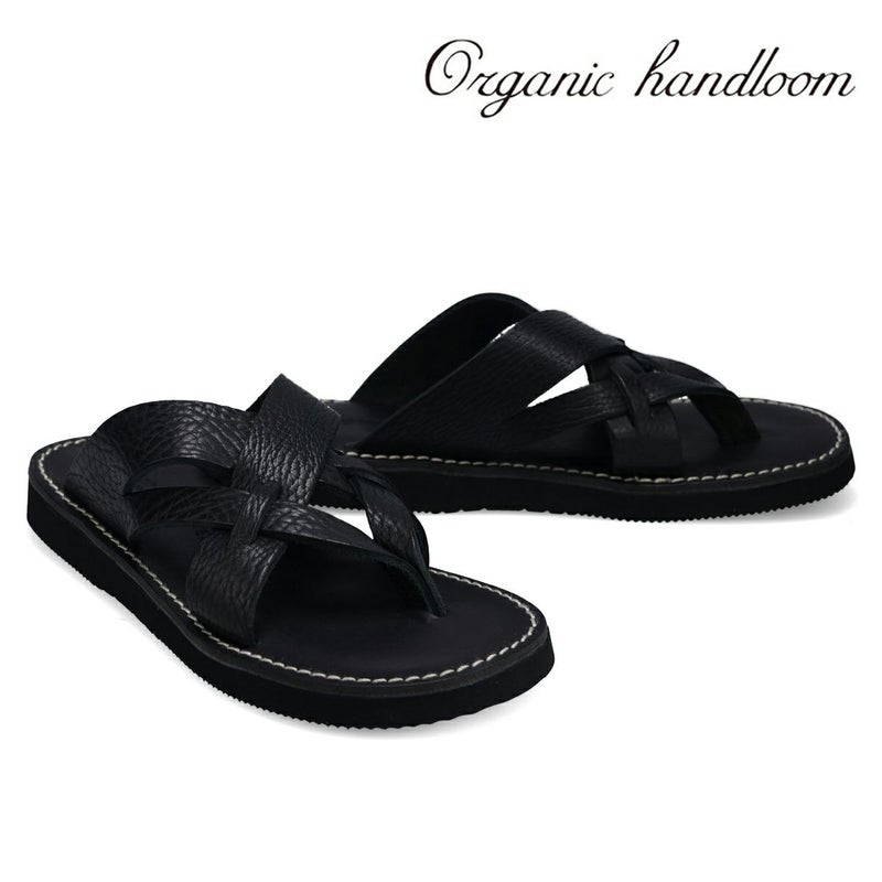  オーガニックハンドルーム メンズ カジュアルシューズ デュビ ブラックシュリンク 国産(日本製) ORGANIC HANDLOOM oh021493