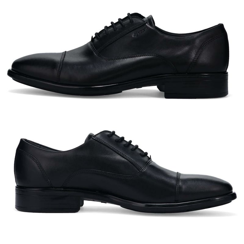  エコー メンズ ドレスシューズ シティトレイ 内羽根ストレートチップ ブラック モカ ECCO 512824